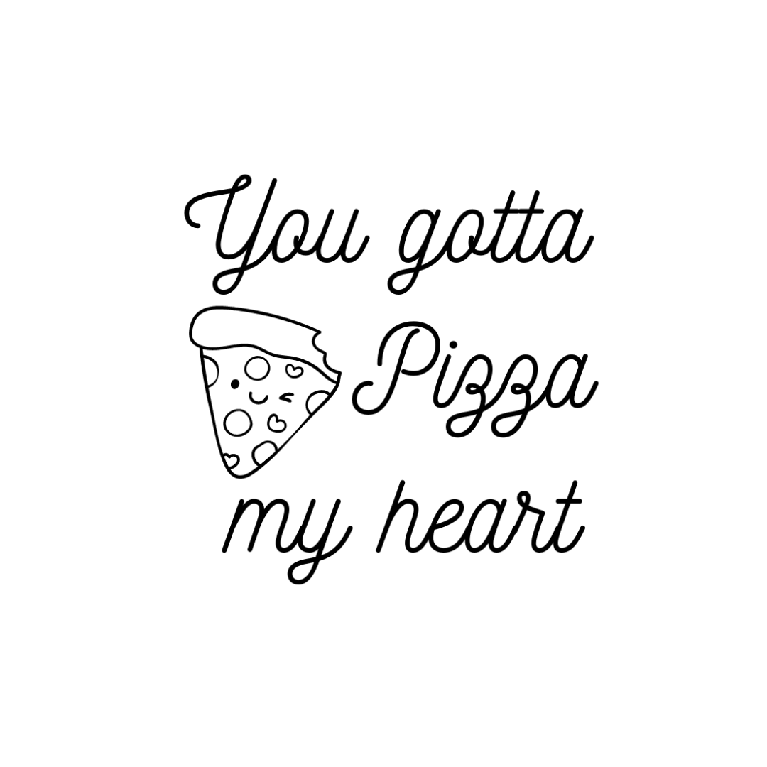 Pizza My Heart White