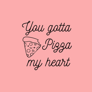 Pizza My Heart Pink